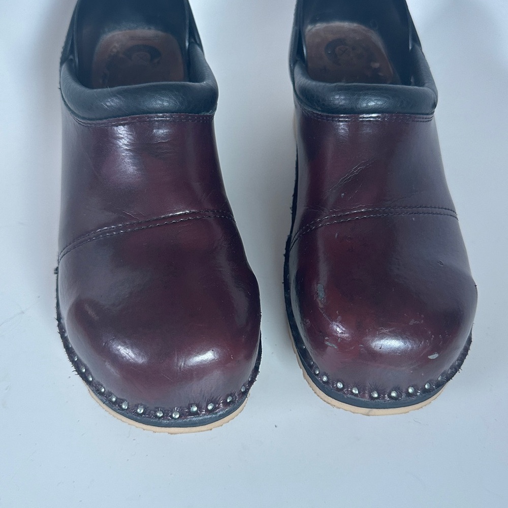 Steel Toe Leather Troentorp Clogs NEW SOLES. SIZE 41